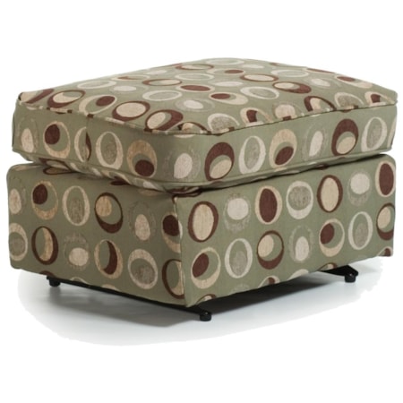Rounded Casual Ottoman