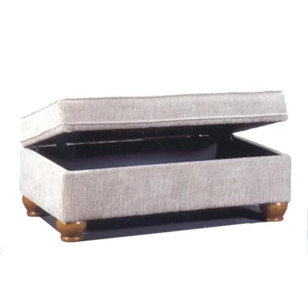 Long Rectangular Ottoman with Storage Unit