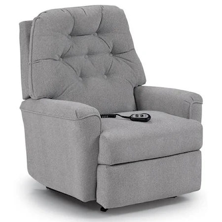 Cara Wallhugger Recliner with Button Tufted Seat Back