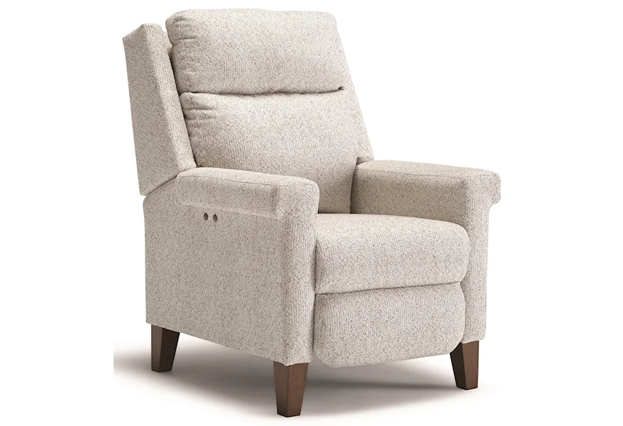 Prima High Leg Recliner by Best Home Furnishings at Conlin's Furniture