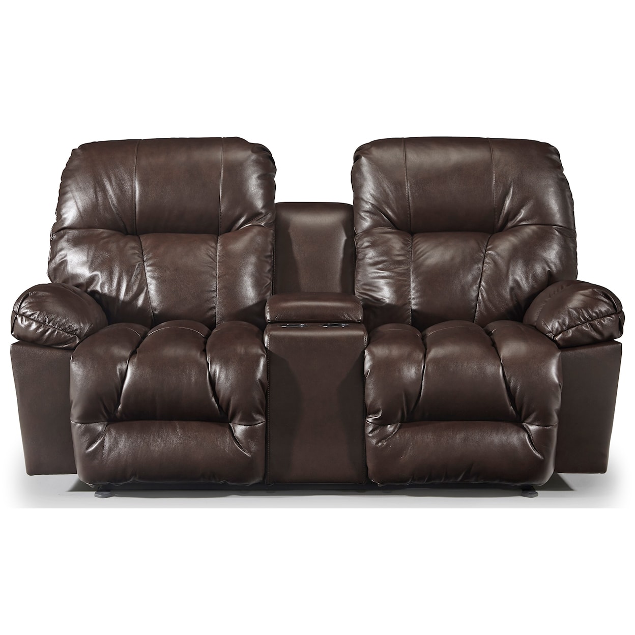 Bravo Furniture Retreat Rocker Recliner Console Loveseat