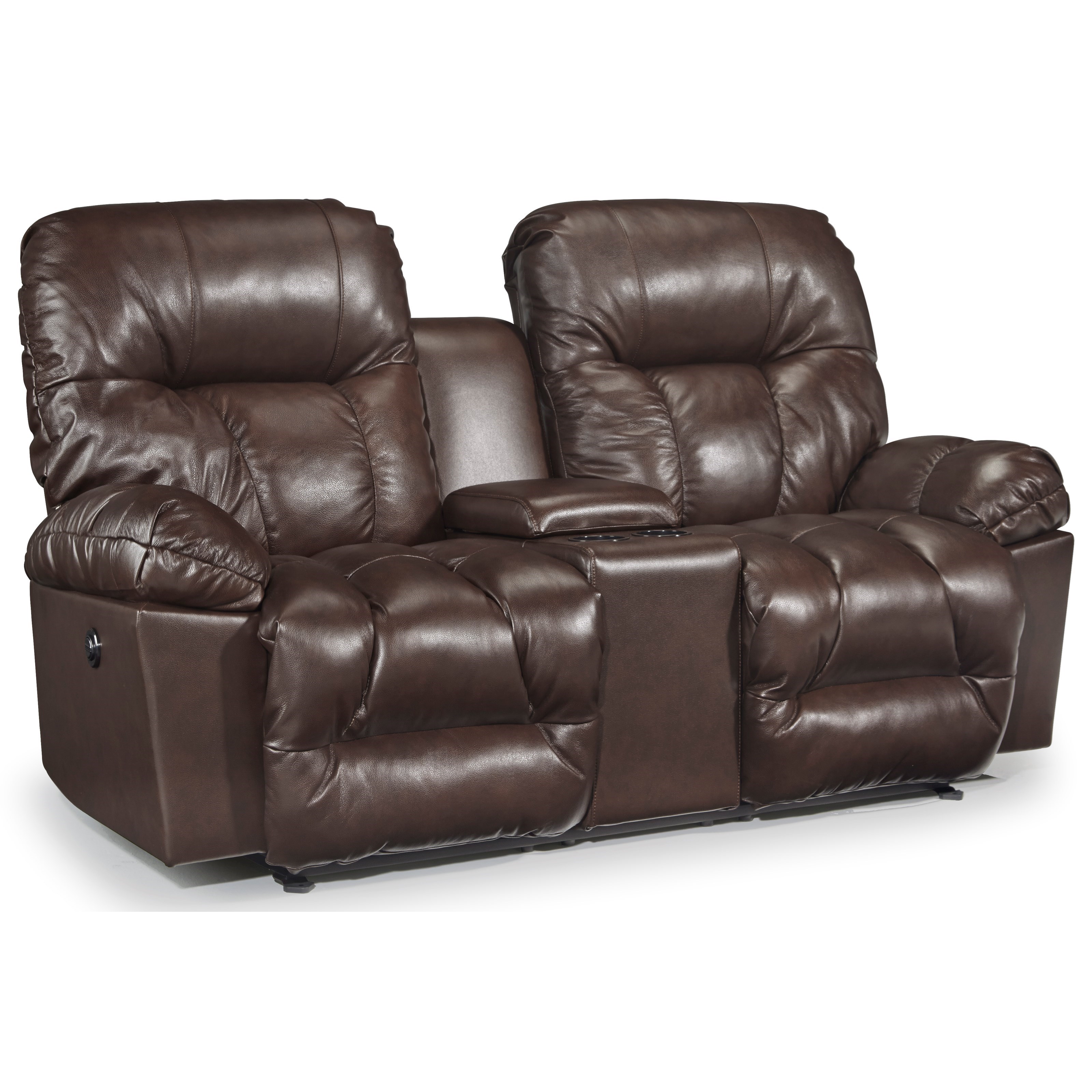 Rocker Recliner Console Loveseat