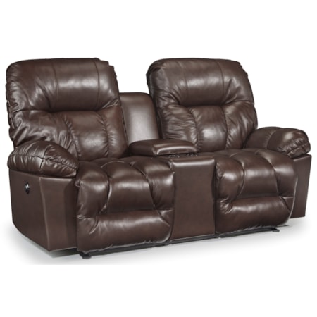 Rocker Recliner Console Loveseat