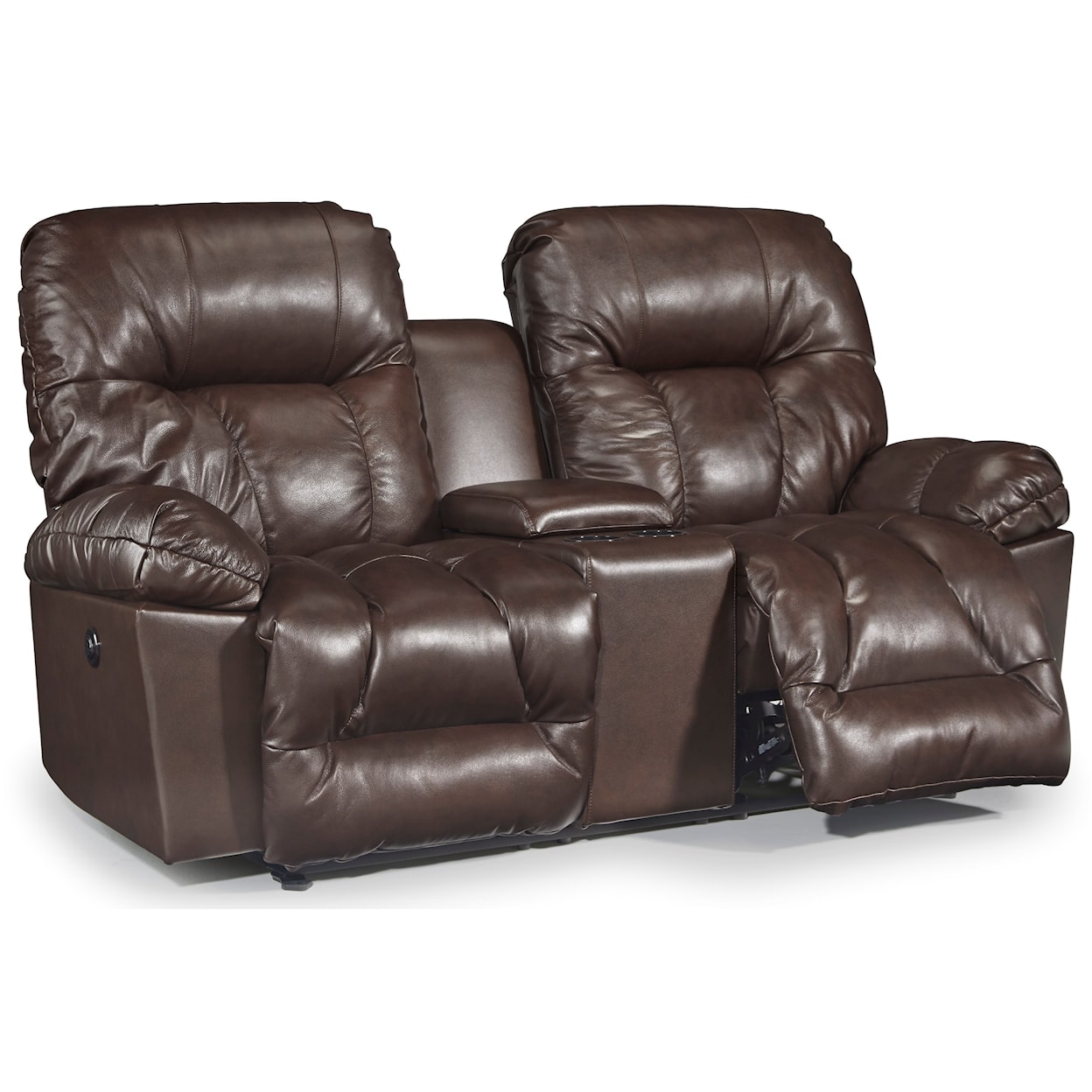 Best Home Furnishings Retreat Power Rocker Recliner Console Loveseat