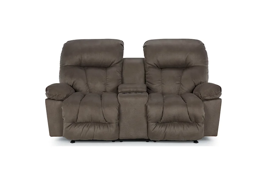 Retreat Rocker Recliner Console Loveseat by Best Home Furnishings at Mueller Furniture
