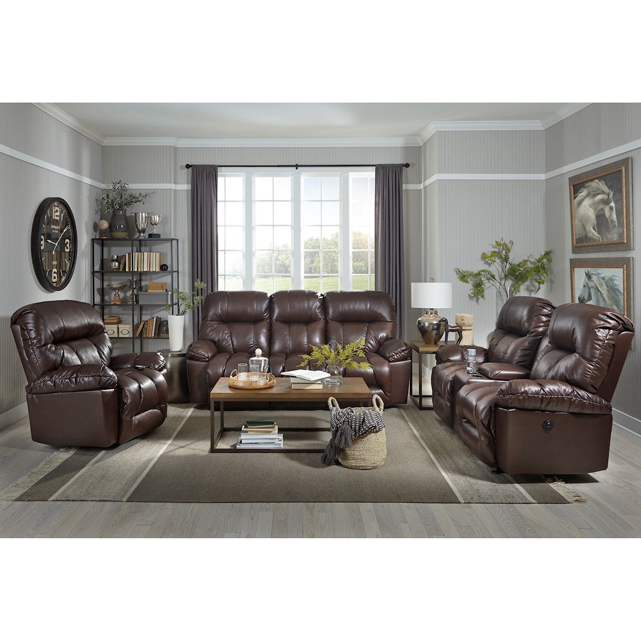 Best Home Furnishings Retreat Reclining Living Room Group
