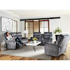 Bravo Furniture Ryson Power Wall Saver Reclining Sofa w/ PWHR