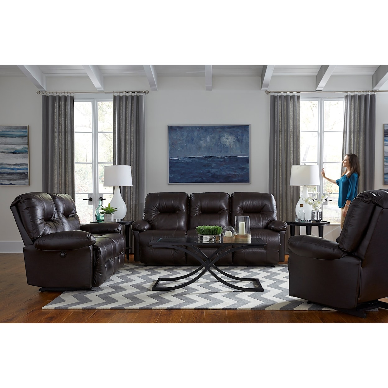 Best Home Furnishings Zaynah Power Reclining Loveseat