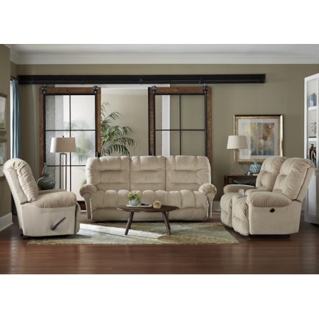 Pwr Tilt Hdrest Space Saver Console Loveseat