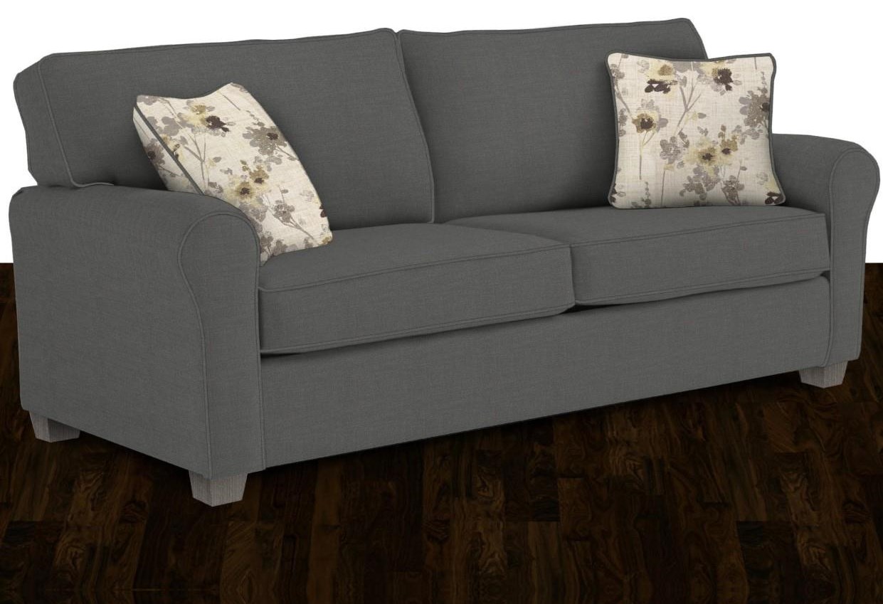 Best Home Furnishings Shannon QS14QR QUEEN STATIONARY SOFA SLEEPER Howell Furniture Sleeper Sofas