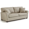 Bravo Furniture Shannon Queen Sofa Sleeper w/ Memory Foam Mattress