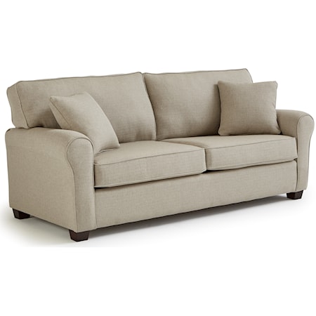 Queen Sofa Sleeper w/ Memory Foam Mattress