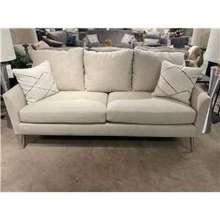 Mid-Century Modern Sofa With Reversible Seat Cushions