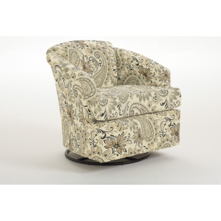Cass Swivel Barrel Chair
