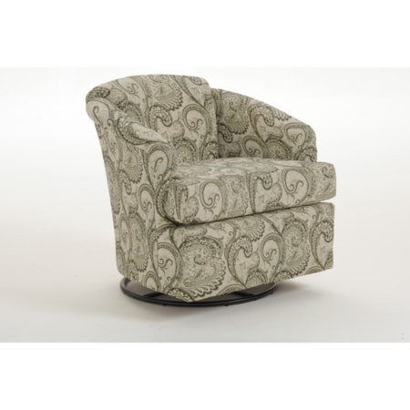 Cass Swivel Barrel Chair