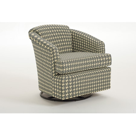 Cass Swivel Barrel Chair