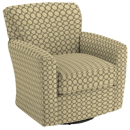Kaylee Swivel Barrel Chair