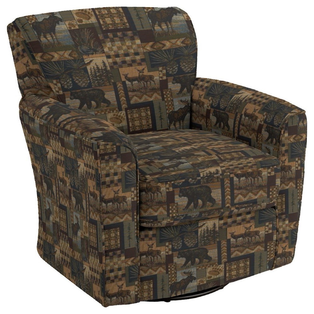 Best Home Furnishings Kaylee Kaylee Swivel Barrel Chair