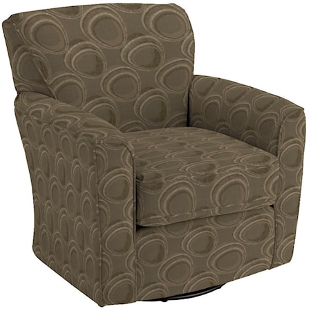 Kaylee Swivel Barrel Chair