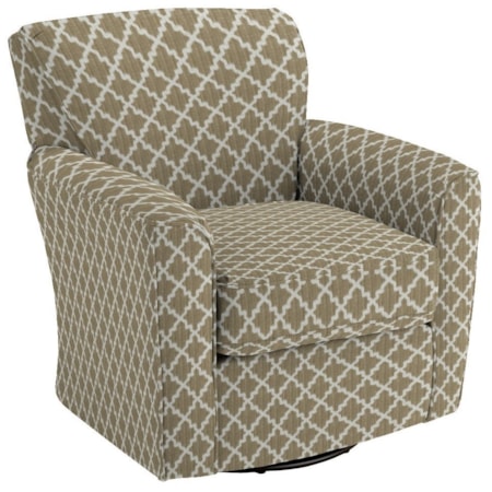 Kaylee Swivel Barrel Chair