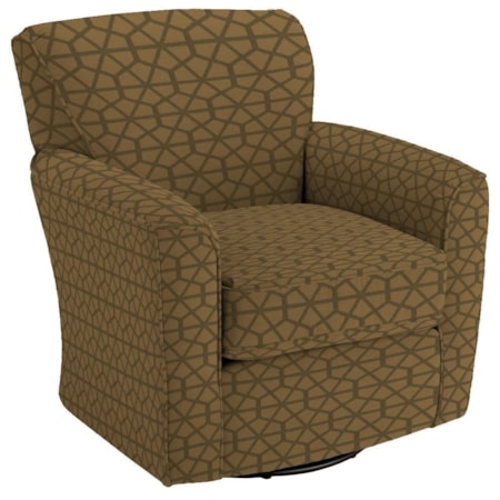 Kaylee Swivel Barrel Chair