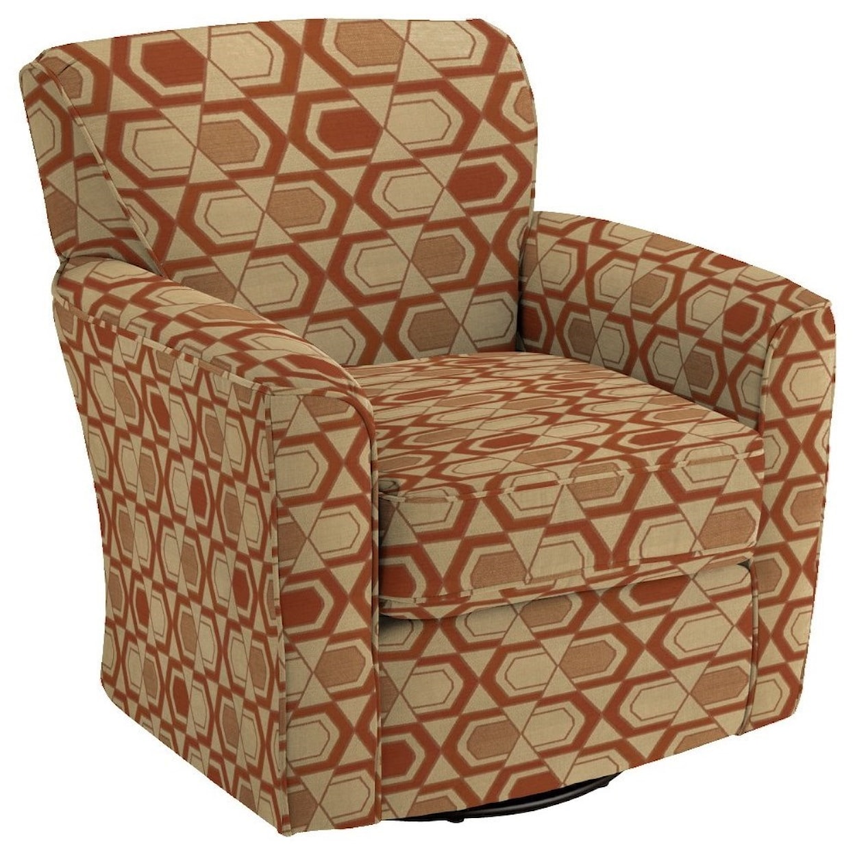 Best Home Furnishings Swivel Barrel Chairs Kaylee Swivel Barrel Chair