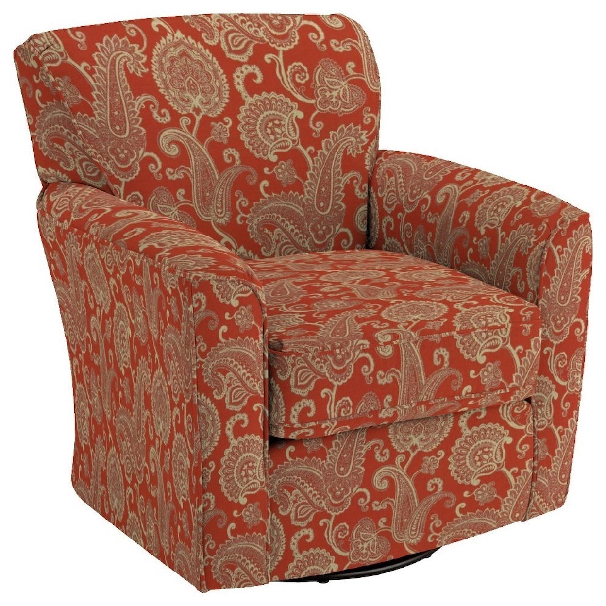 Best Home Furnishings Swivel Barrel Chairs Kaylee Swivel Barrel Chair