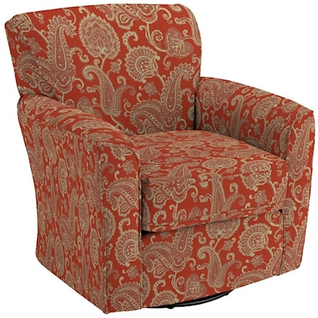 Kaylee Swivel Barrel Chair