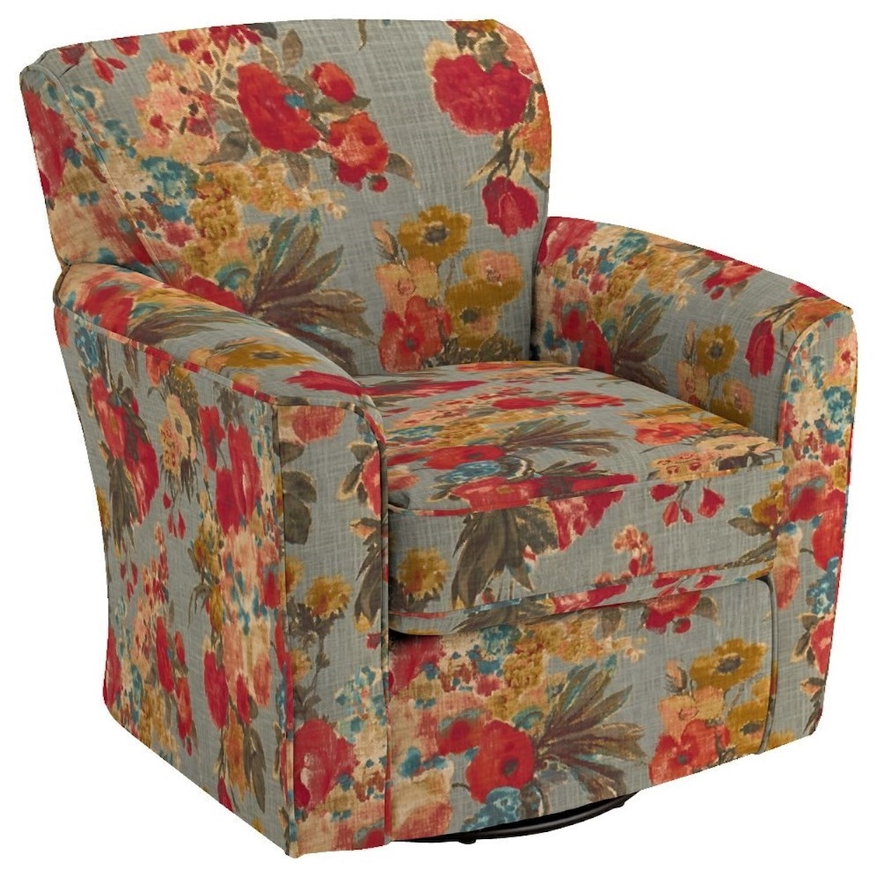 Best Home Furnishings Swivel Barrel Chairs Kaylee Swivel Barrel Chair