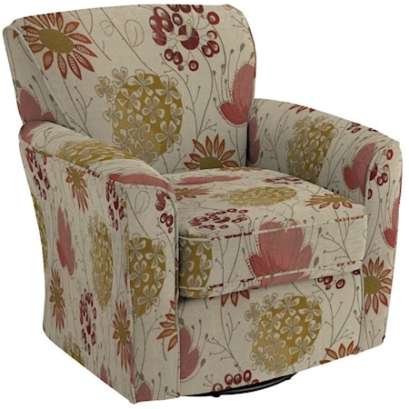 Kaylee Swivel Barrel Chair