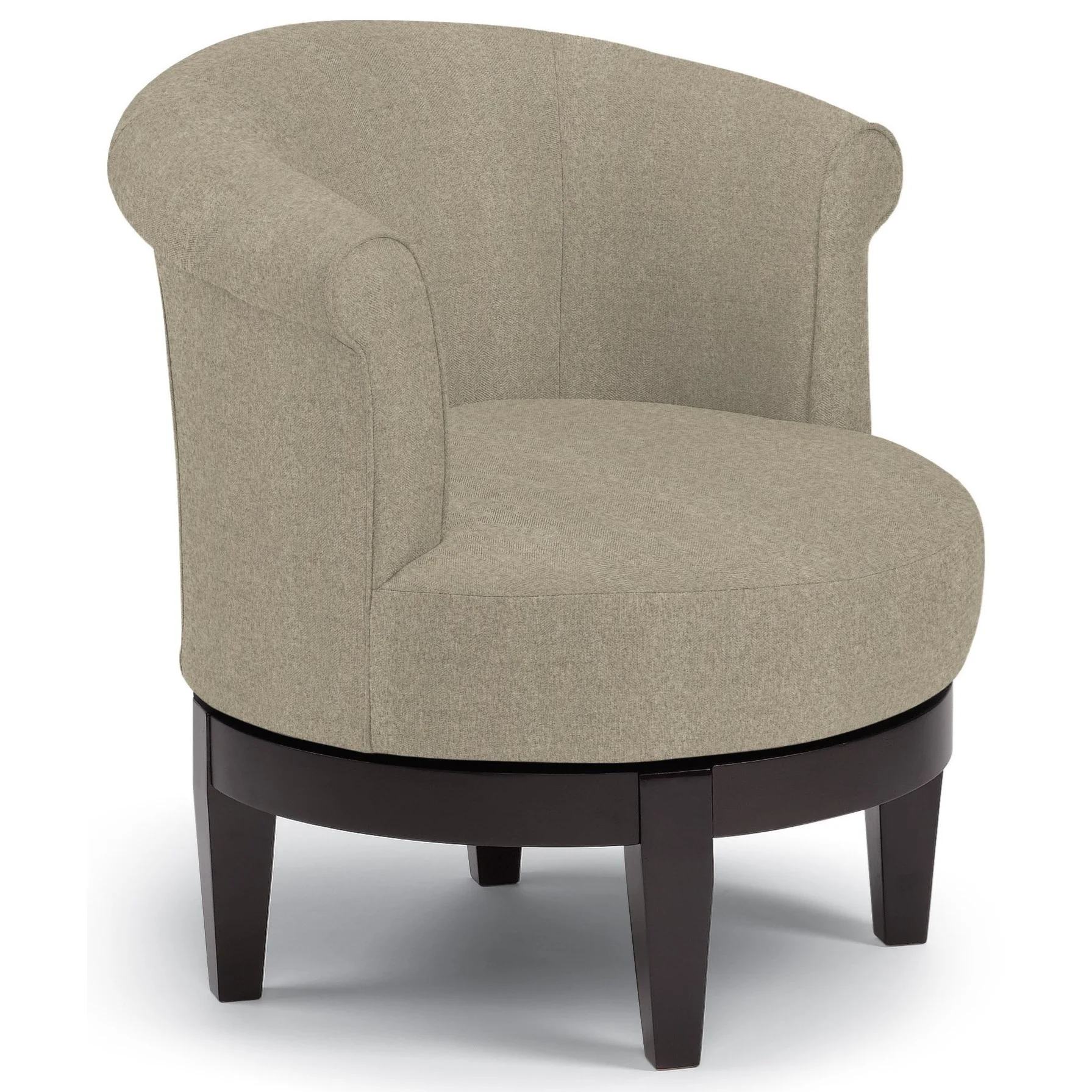 Best Home Furnishings Swivel Barrel Chairs Chic Attica Swivel Chair ...
