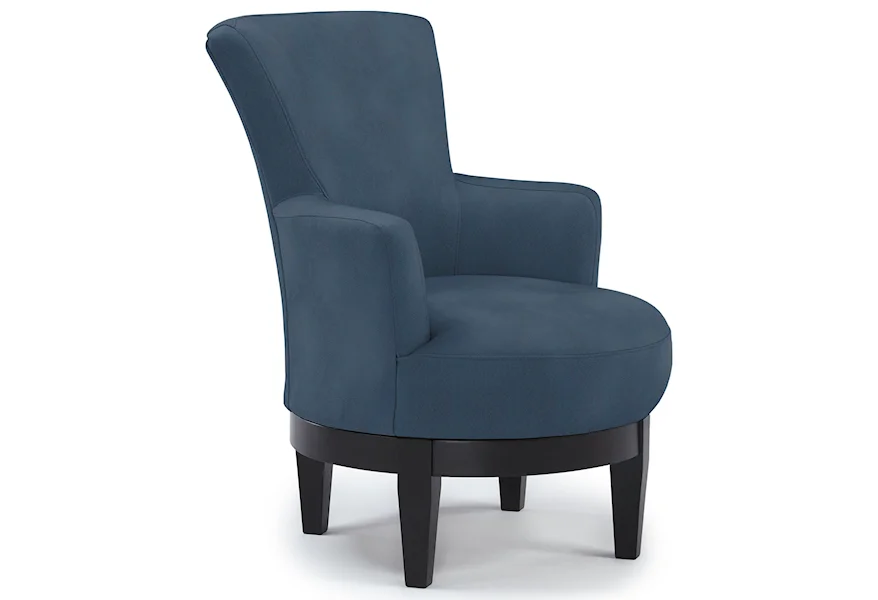 Swivel Barrel Chairs Swivel Chair by Best Home Furnishings at Lagniappe Home Store