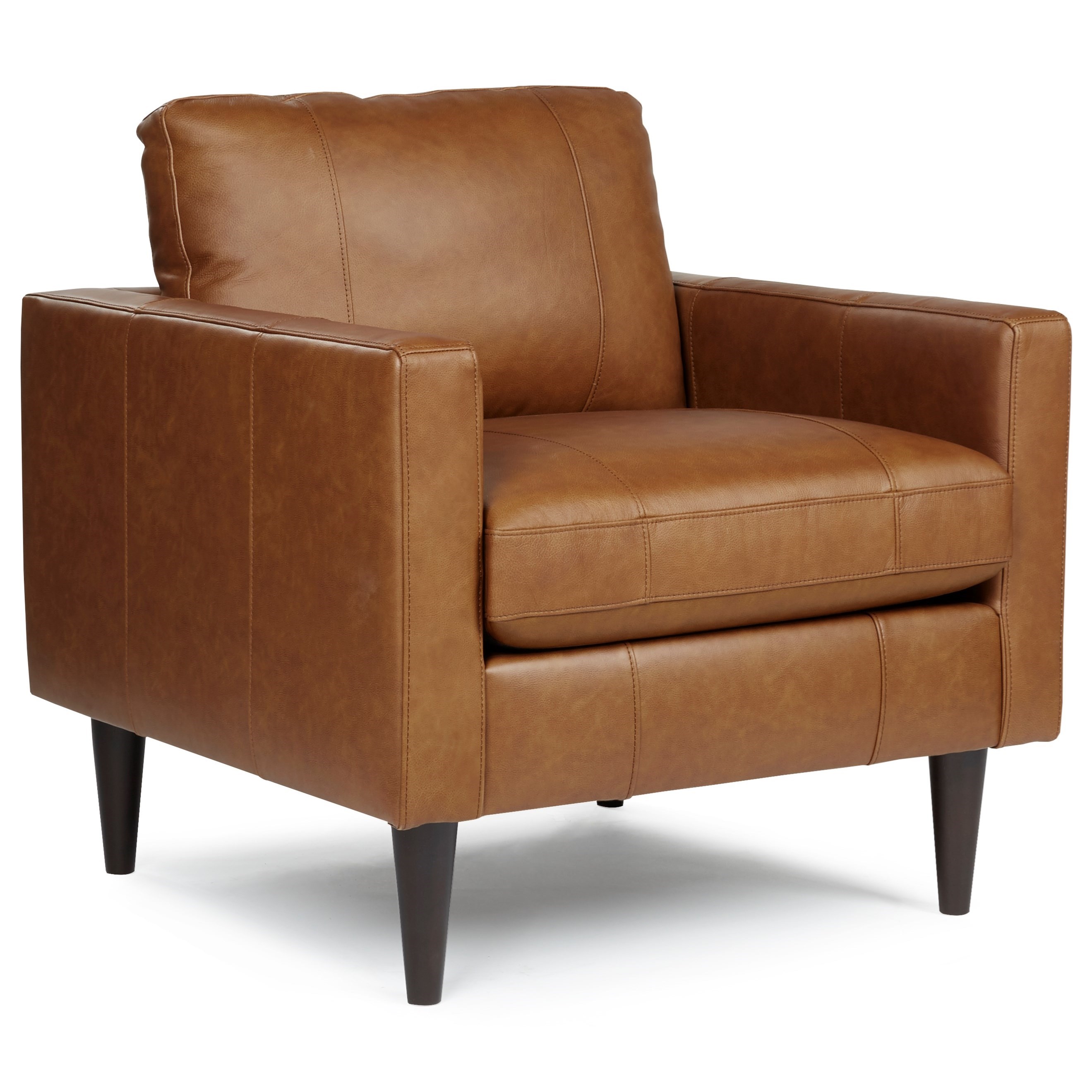 Best Home Furnishings Chelsea 000028129907 Modern Leather Chair Crowley Furniture Mattress Uph Upholstered Chairs
