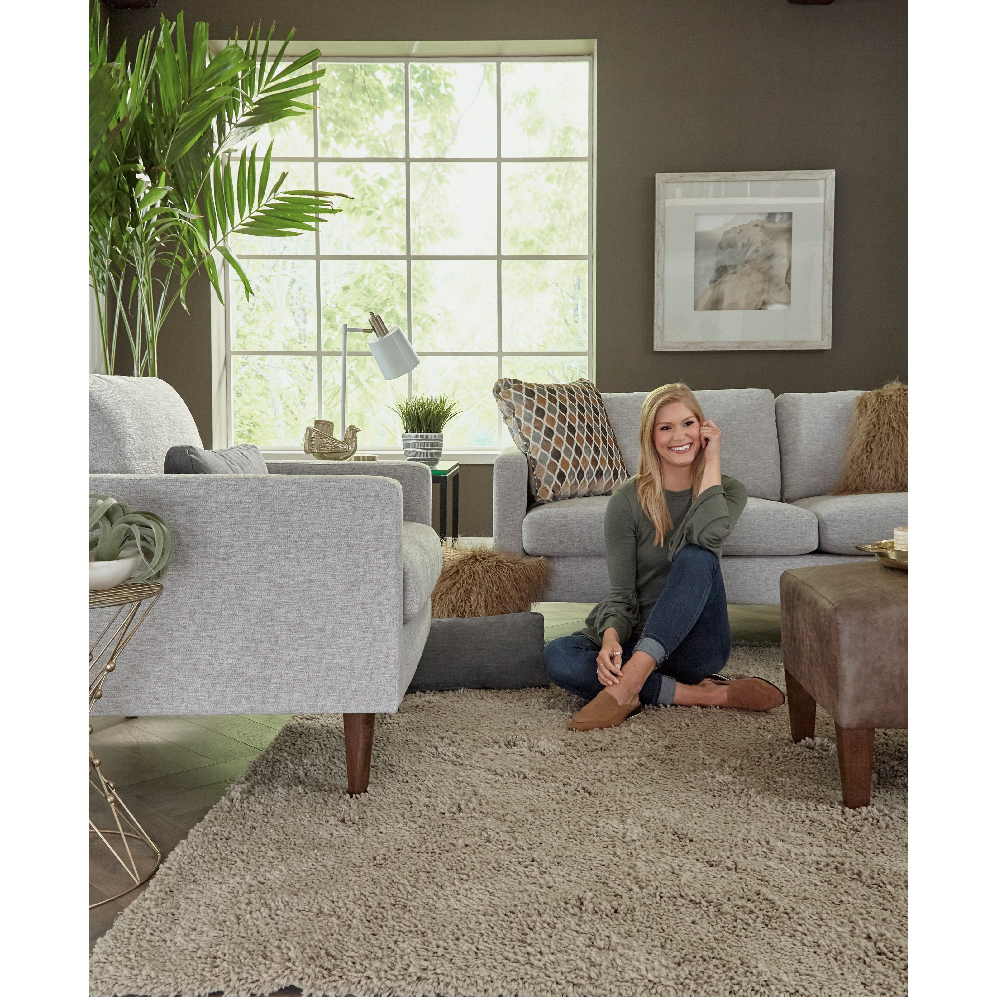 Best Home Furnishings Trafton S10E 20613B E Contemporary Small Scale Sofa Baer s Furniture Uph Stationary Sofas