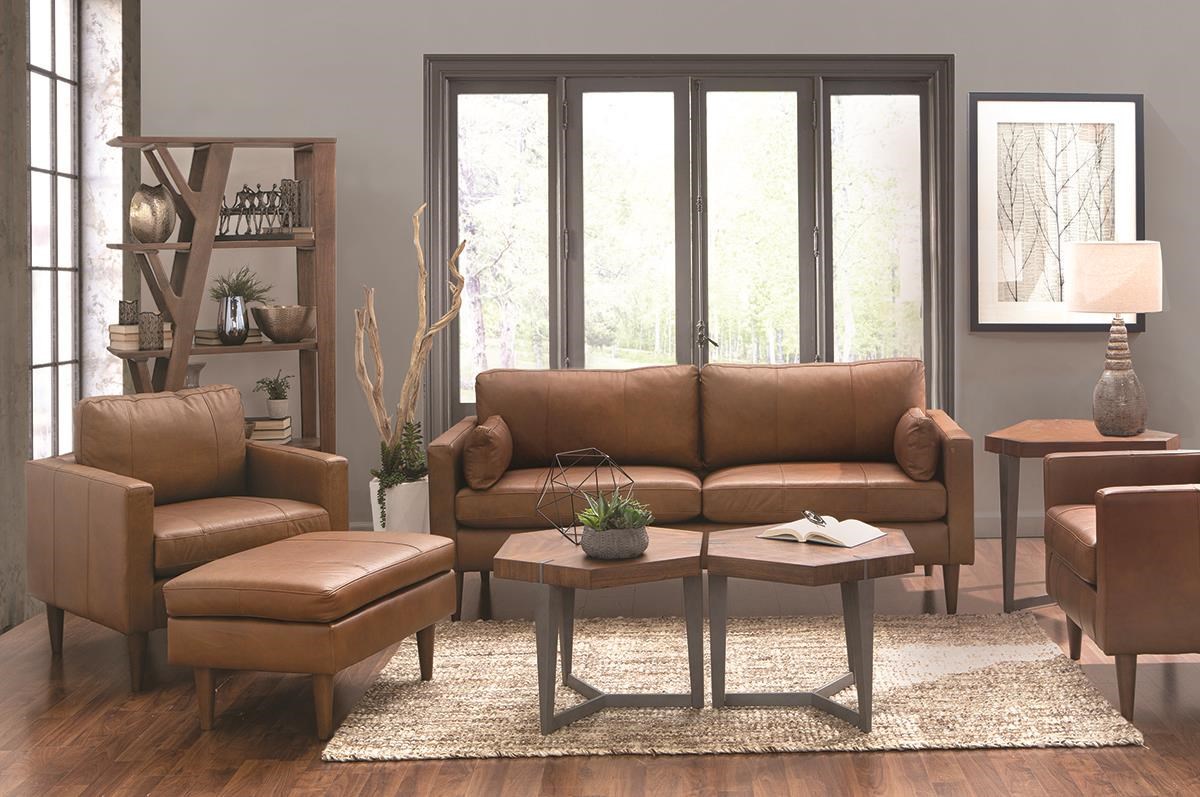 Best home furnishings trafton leather sofa new arrivals