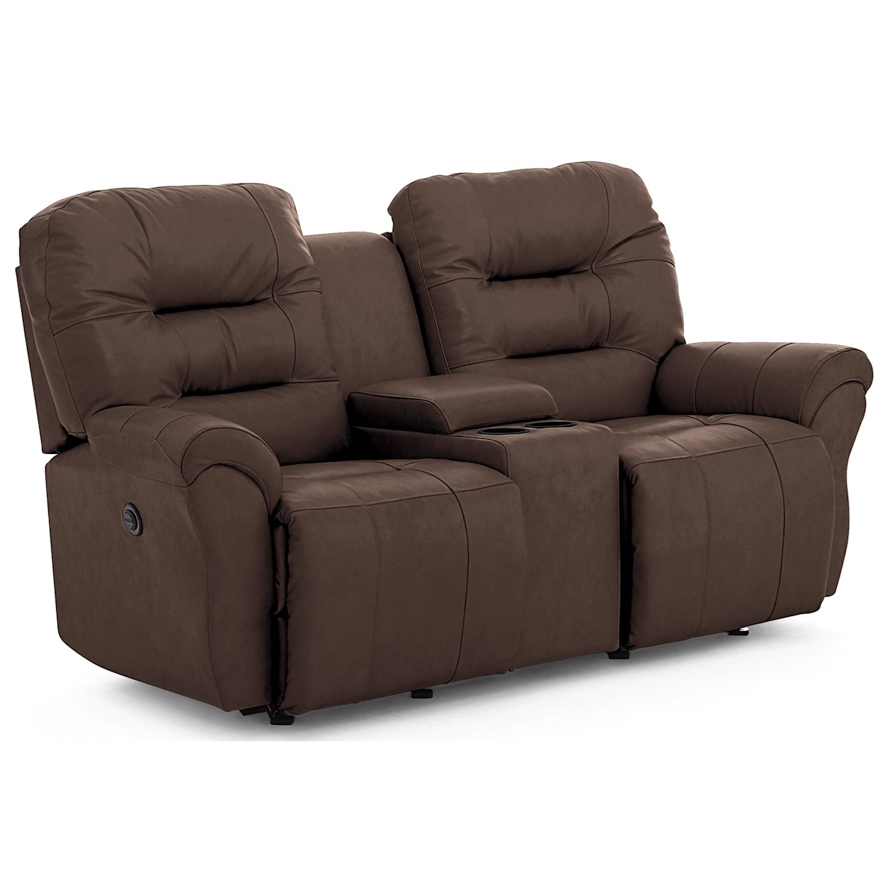 Best Home Furnishings Unity Space Saver Console Reclining Loveseat