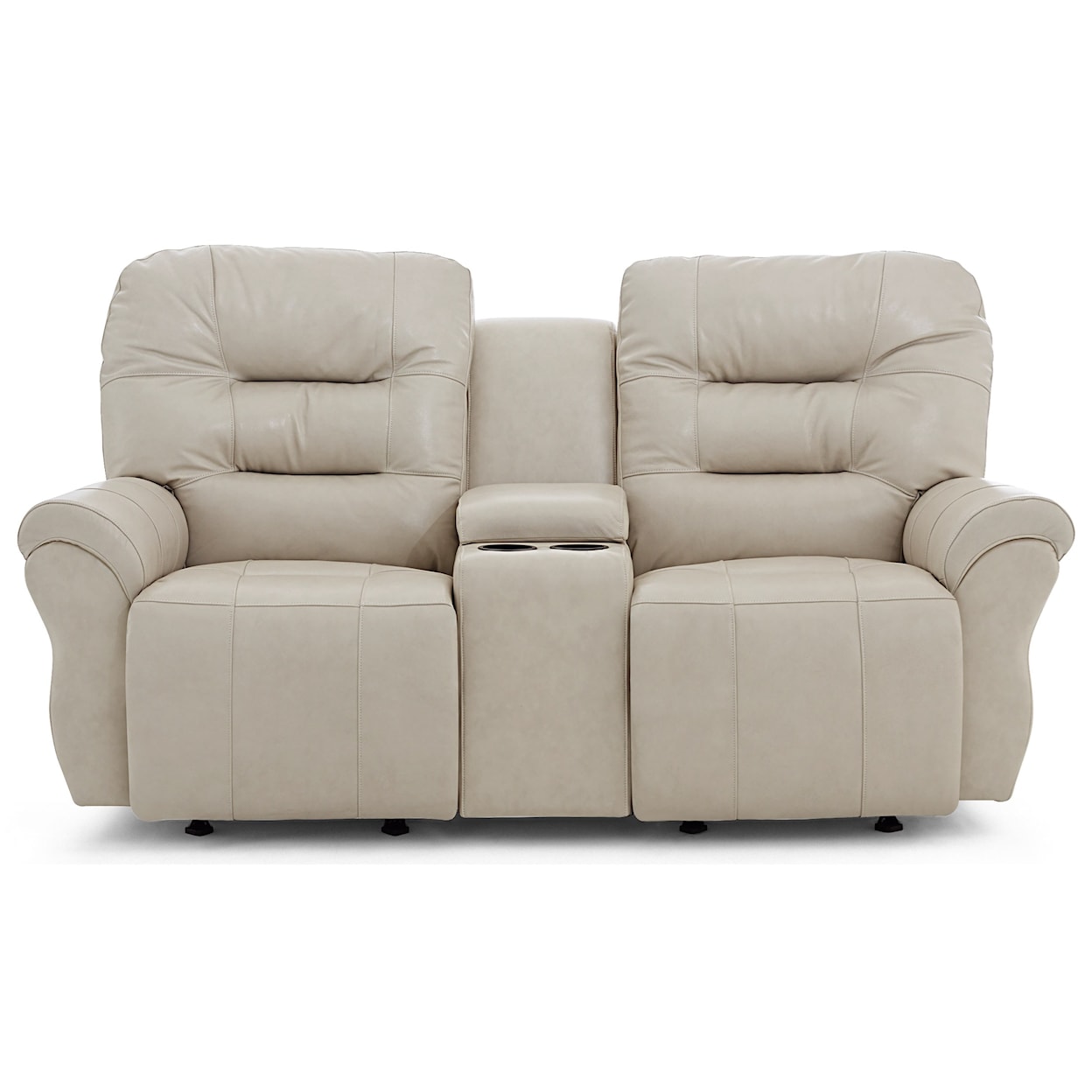 Best Home Furnishings Unity Space Saver Console Reclining Loveseat