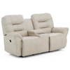 Bravo Furniture Unity Space Saver Console Reclining Loveseat