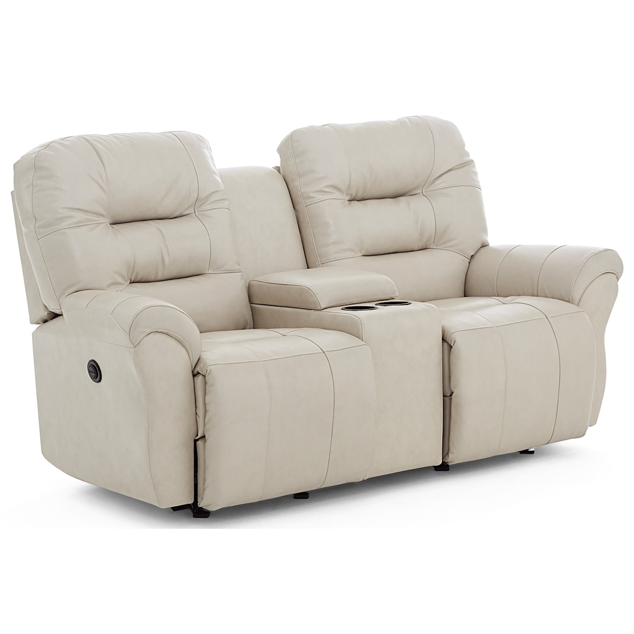 Best Home Furnishings Unity Space Saver Console Reclining Loveseat