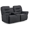 Bravo Furniture Unity Rocker Console Reclining Loveseat