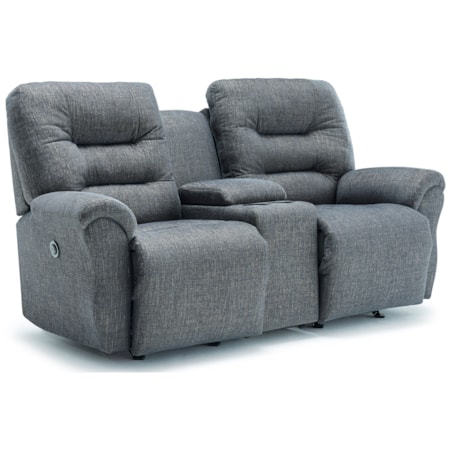 Power Space Saver Console Reclining Loveseat