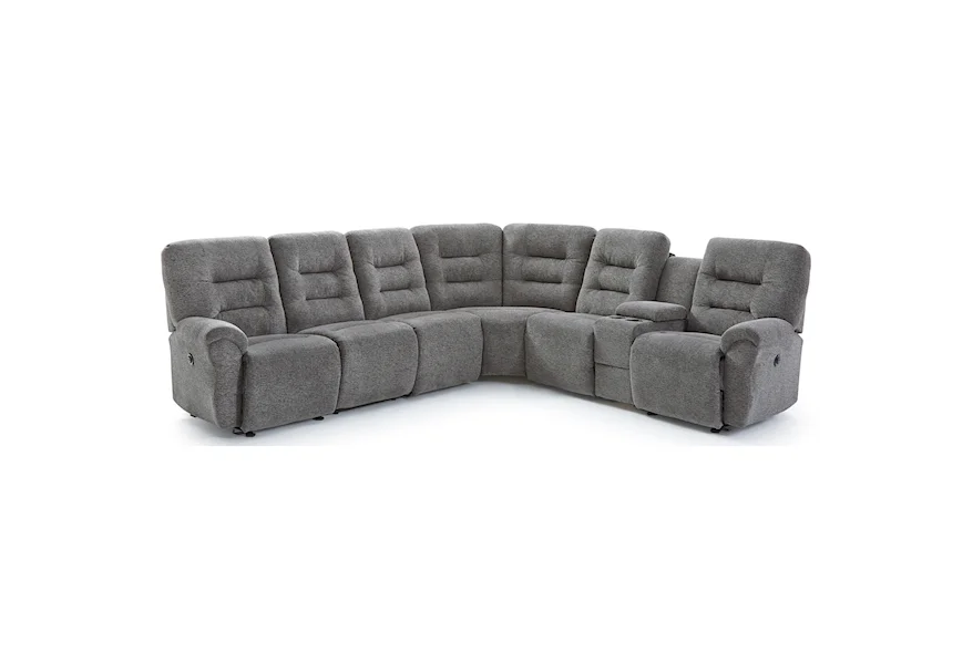 Unity 5-Seat Reclining Sectional Sofa by Best Home Furnishings at VanDrie Home Furnishings