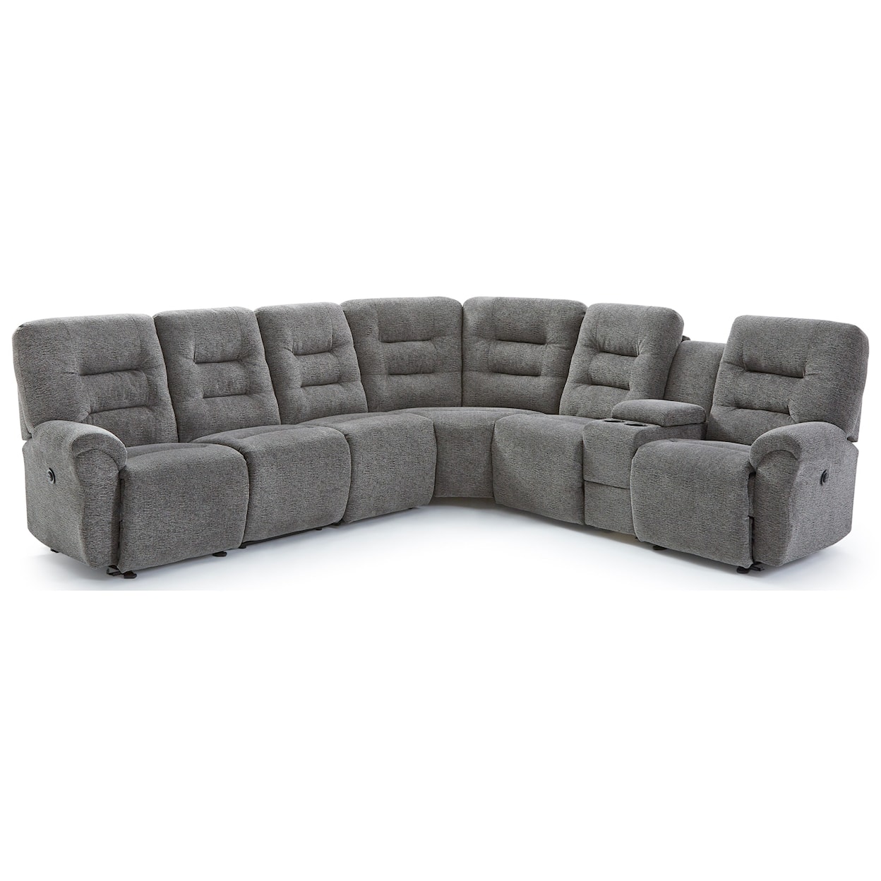 Best Home Furnishings Unity 5-Seat Reclining Sectional Sofa