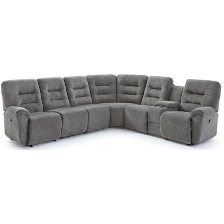 5-Seat Reclining Sectional Sofa