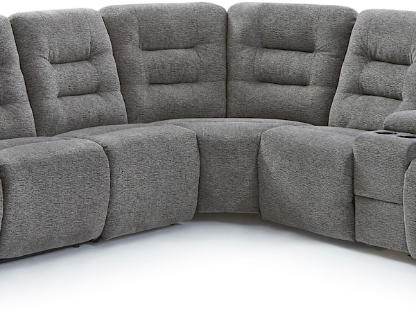 5-Seat Reclining Sectional Sofa