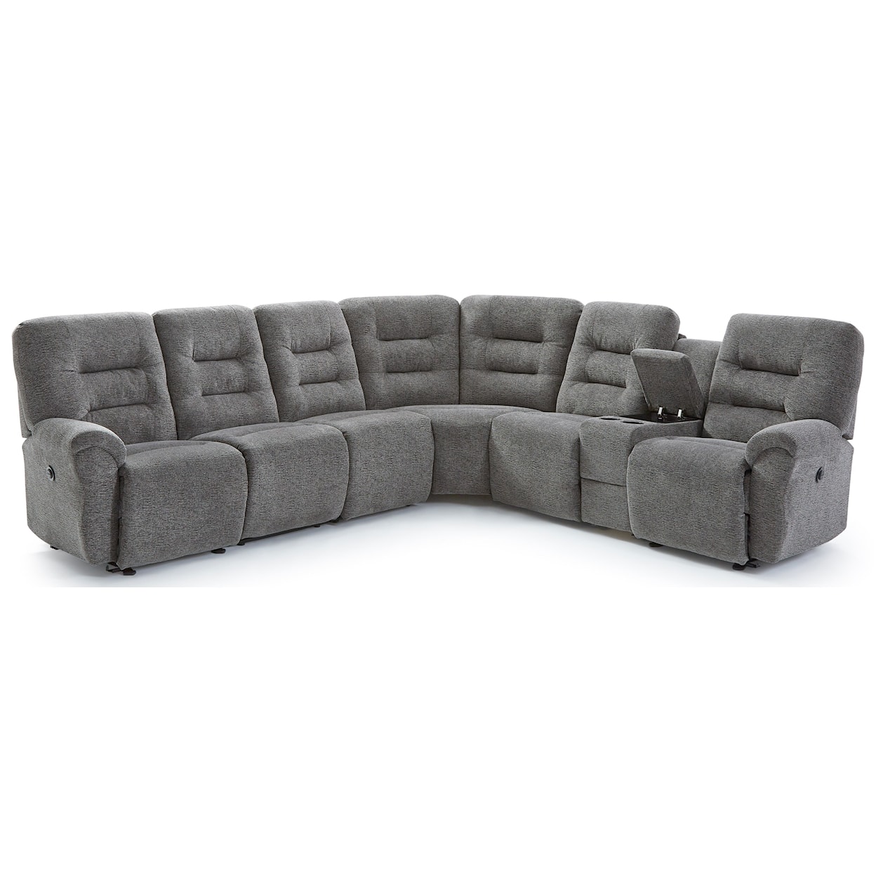 Best Home Furnishings Unity 5-Seat Reclining Sectional Sofa