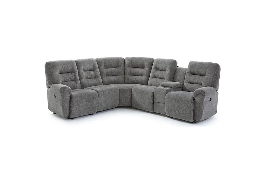 Unity 4-Seat Reclining Sectional Sofa by Best Home Furnishings at VanDrie Home Furnishings