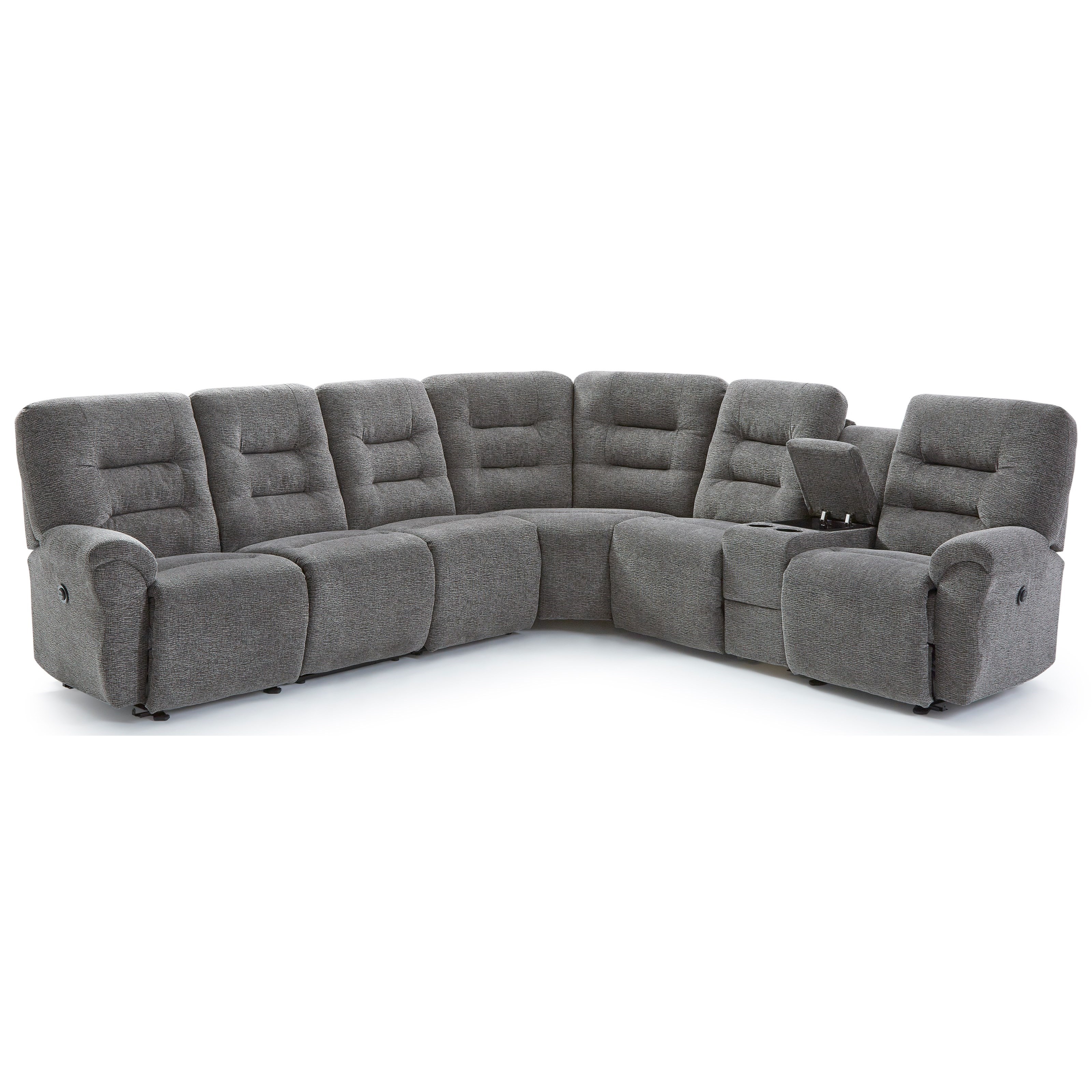 5-Seat Power Reclining Sectional Sofa