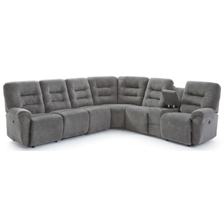 5-Seat Power Reclining Sectional Sofa