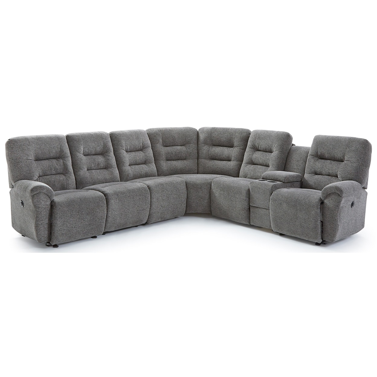 Bravo Furniture Unity 5-Seat Power Reclining Sectional Sofa